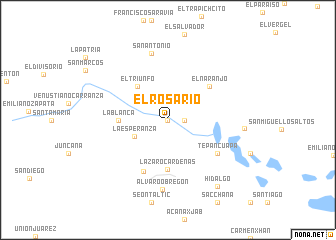 map of El Rosario