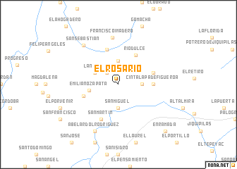 map of El Rosario