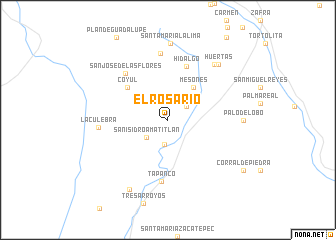 map of El Rosario