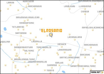 map of El Rosario