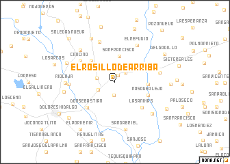 map of El Rosillo de Arriba