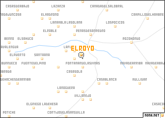 map of El Royo