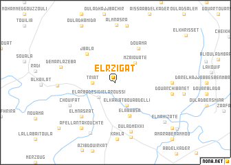 map of El Rzigat