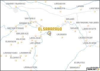 map of El Sabarado