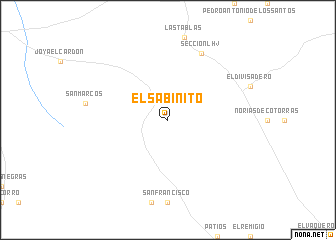 map of El Sabinito