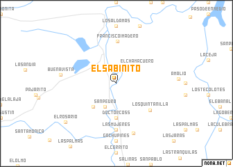 map of El Sabinito