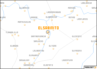 map of El Sabinito