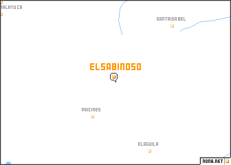 map of El Sabinoso