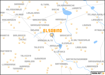 map of El Sabino