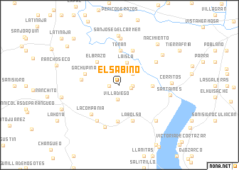 map of El Sabino