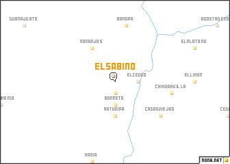 map of El Sabino