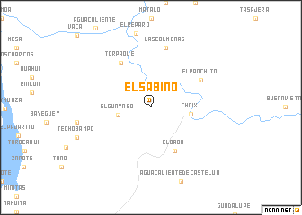 map of El Sabino