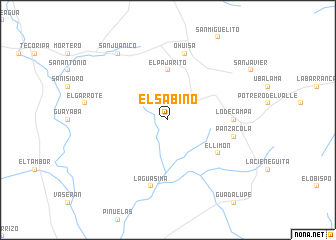 map of El Sabino