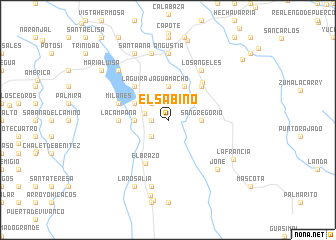 map of El Sabino