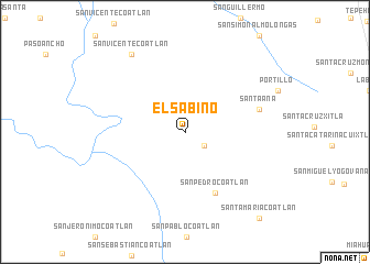 map of El Sabino