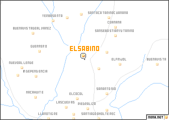 map of El Sabino