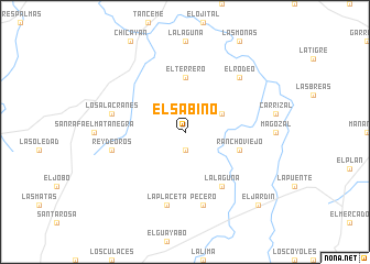 map of El Sabino