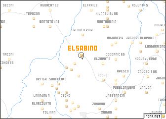 map of El Sabino