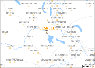 map of El Sable