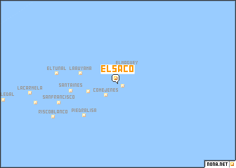 map of El Saco