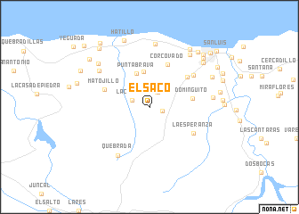 map of El Saco