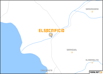 map of El Sacrificio