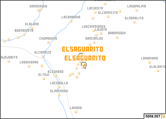 map of El Saguarito