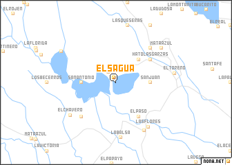 map of El Sagua