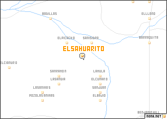 map of El Sahuarito