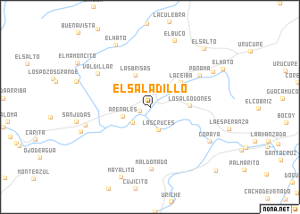 map of El Saladillo