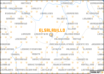 map of El Saladillo