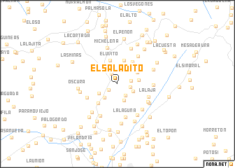 map of El Saladito