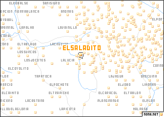 map of El Saladito