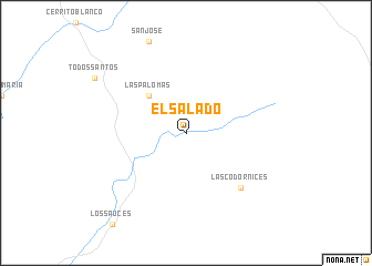 map of El Salado