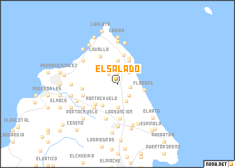 map of El Salado