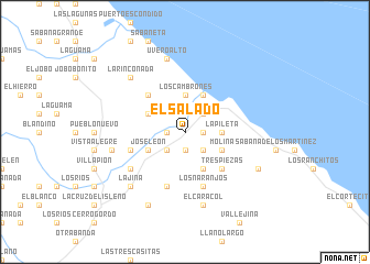 map of El Salado
