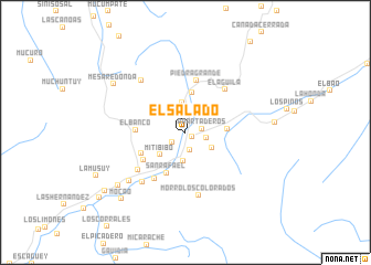 map of El Salado