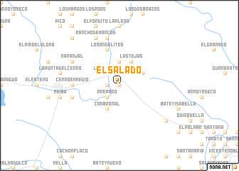 map of El Salado