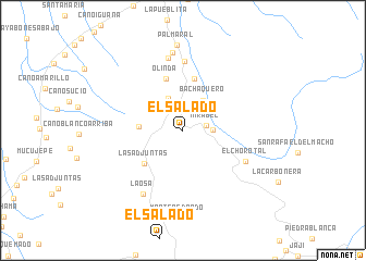 map of El Salado