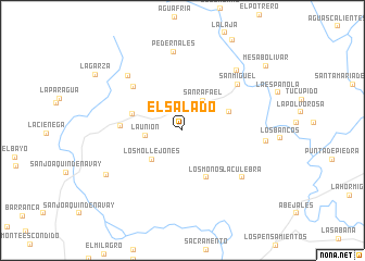 map of El Salado