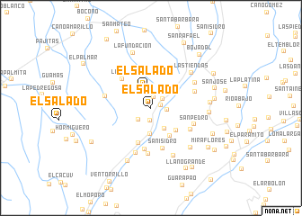 map of El Salado