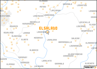 map of El Salado