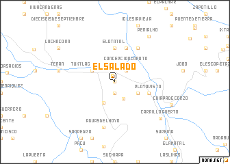 map of El Salado