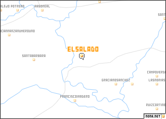 map of El Salado