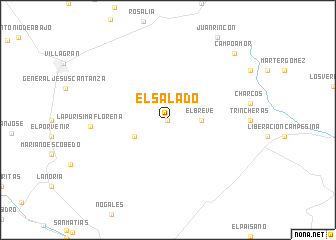 map of El Salado