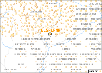map of El Salamá