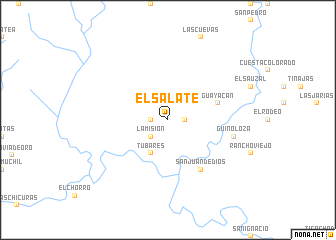 map of El Salate