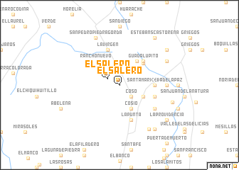 map of El Salero