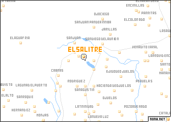 map of El Salitre
