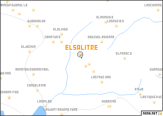 map of El Salitre